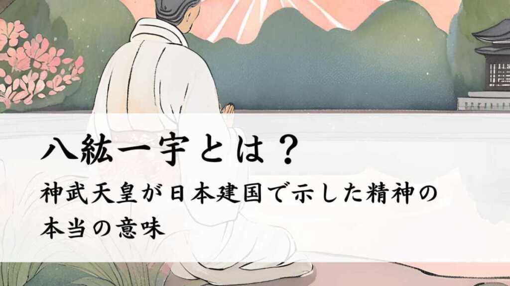 八紘一宇とは?神武天皇が日本建国で示した精神の本当の意味