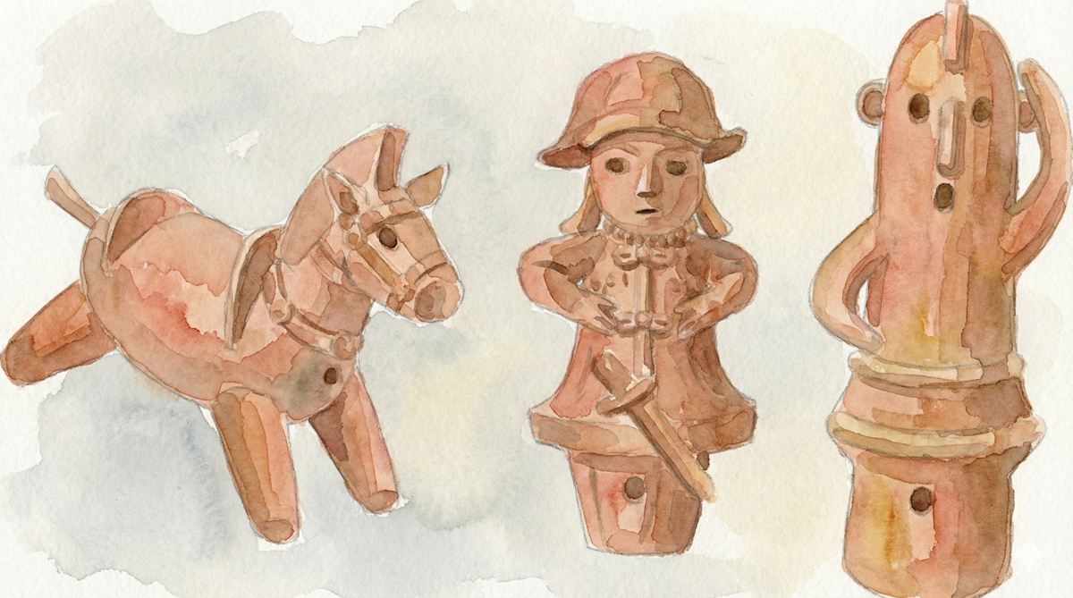 埴輪とは?踊る人々・馬などの種類や意味、土偶の違い