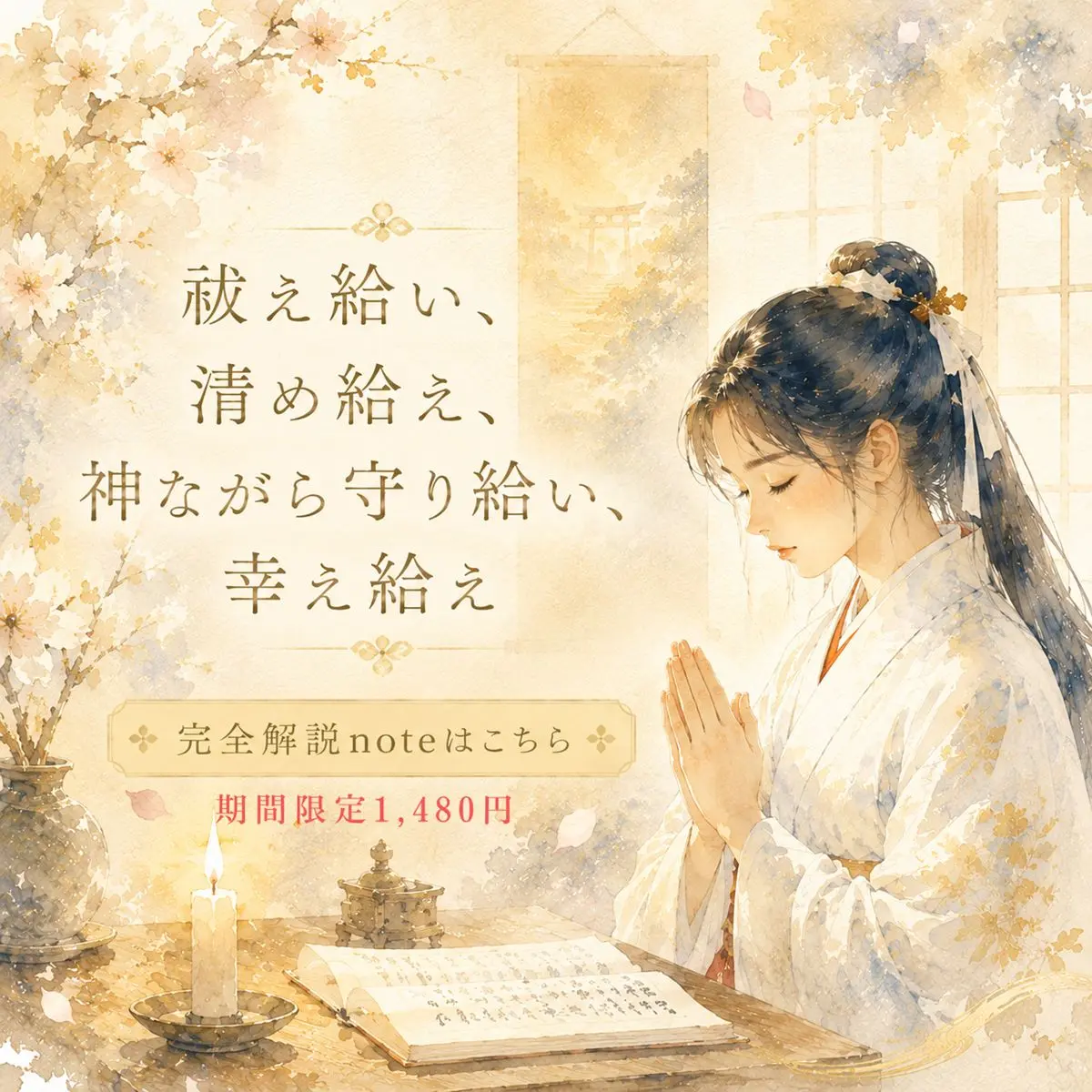 「祓え給い、清め給え」完全解説 note