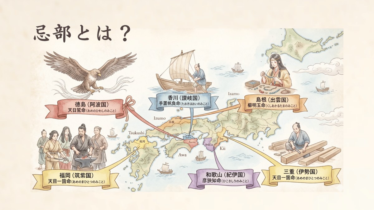 忌部とは？忌部氏と徳島の忌部神社のルーツをわかりやすく解説