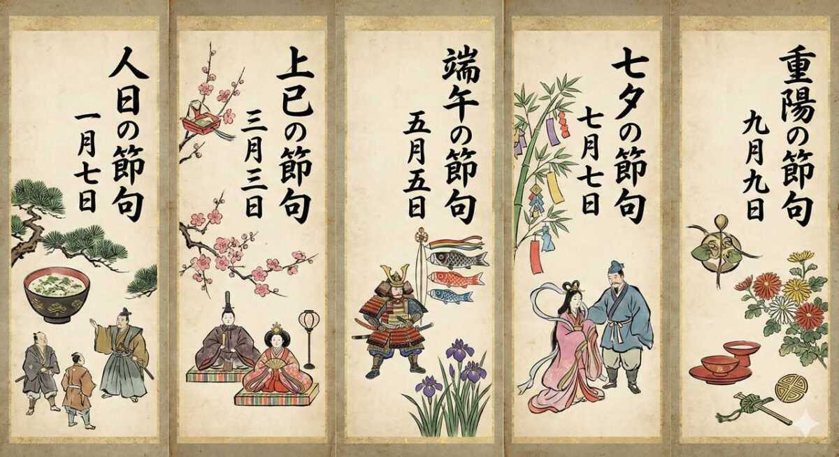 節句とは？日本の四季を彩る代表的な節句が五節句