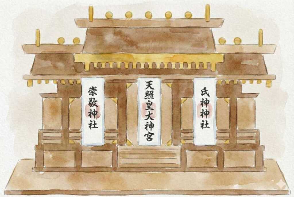 崇敬神社からもお札をもらい御札が複数ある場合の神棚への祀り方