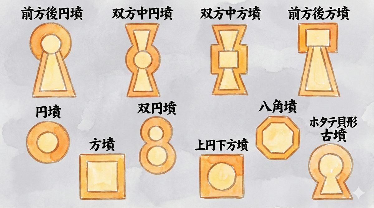 古墳とは?種類、どんな風に作り、どんな意味があるのか