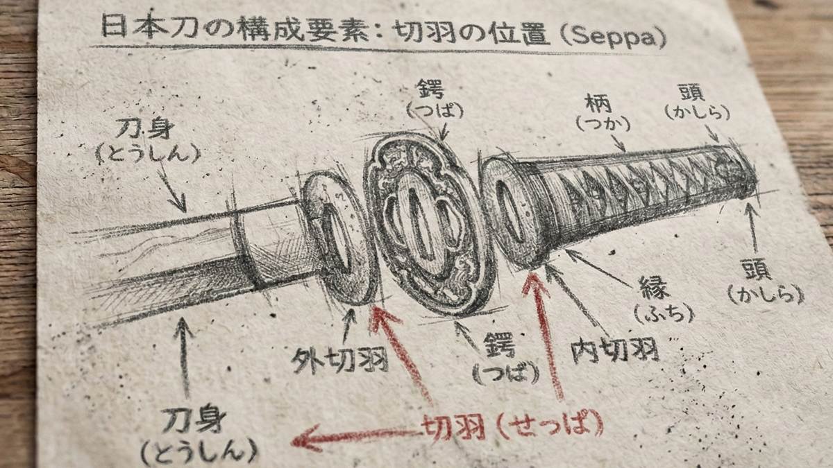 切羽詰まる(せっぱつまる)の意味と語源|刀の部品「切羽」から生まれた言葉の歴史