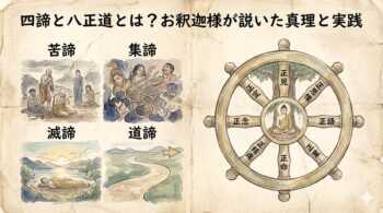 四諦（したい）と八正道（はっしょうどう）とは？お釈迦様が説いた心理と実践