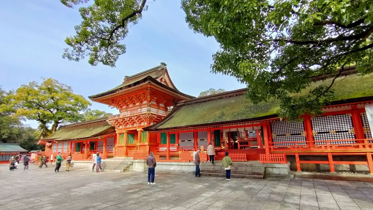 宇佐神宮の本殿三棟は八幡造という建築様式